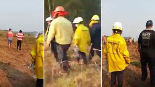Bomberos de Corrientes y Entre Ríos amenazados con machetes por pobladores rurales a quienes intentaban ayudar