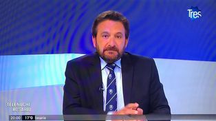 El regreso. Alberto Lotuf volvió a Telenoche luego del fallecimiento de su hijo Emilio.&nbsp;