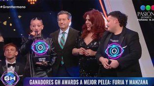 La exparticipante más polémica de Gran Hermano, Juliana Furia Scaglione, protagonizó un incómodo momento en el medio de los GH Awards