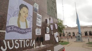 La ciudad de Rojas empapelada por el femicidio de Ursula.
