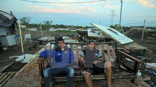 Hay 10 familias evacuadas por el temporal en la ciudad