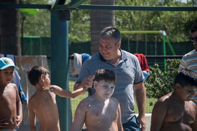 Pequeños timbuenses. Más de 500 chicos participaron de la colonia y al jefe comunal se lo vio presente.