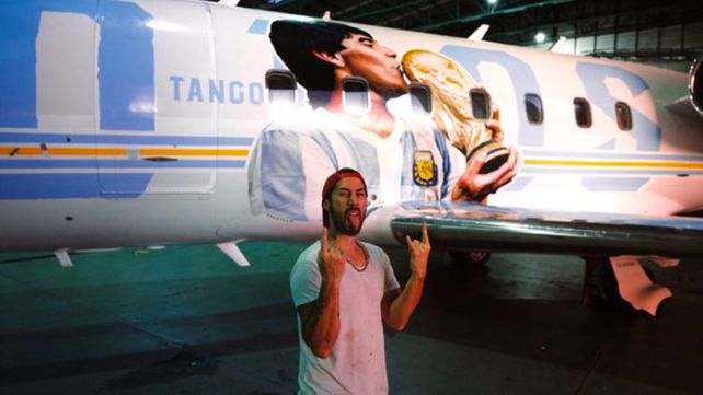 Cómo es Tango D10S, el avión inspirado en Maradona que viajará a Qatar para el Mundial