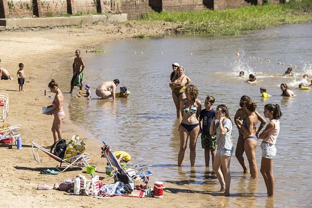 Verano. Los rinconeros disfrutan del renovado espacio recreativo