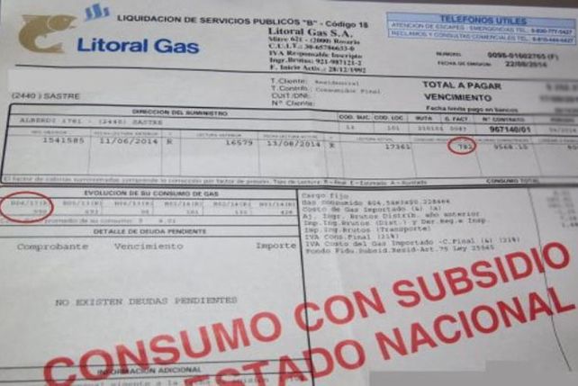 Advierten que está próximo a vencer el subsidio al gas natural