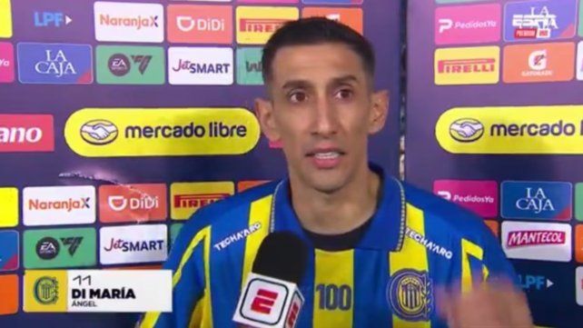 Di María apuntó contra el arbitraje tras la derrota de Rosario Central ante River