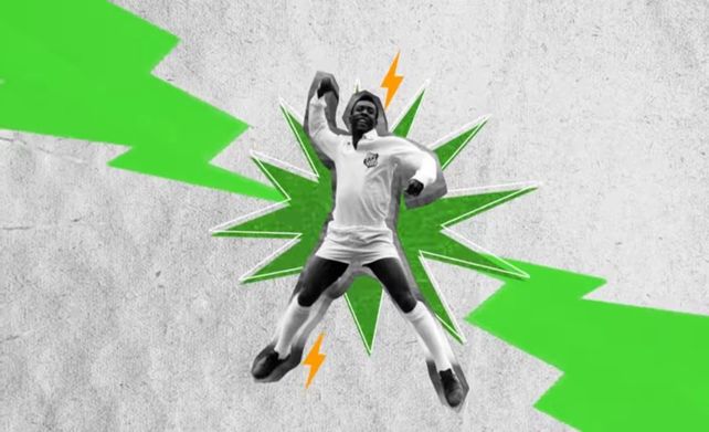El salto del festejo.&nbsp;Santos contará un rol especial en este conjunto dado que Pelé también dará el presente en Fortnite.