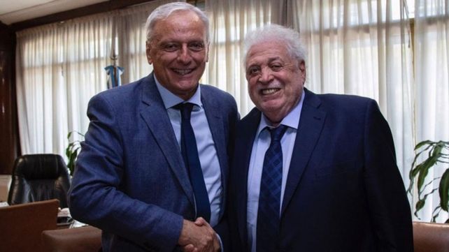 Acuerdo. El ministro Carlos Parola junto a su par de Salud de la Nación