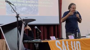 El biólogo Rafael Lajmanovich, investigador de la UNL-Conicet y autor de varios trabajos similares, presentó la reciente investigación el 10 de junio en Rosario, en el marco del VIII Congreso Internacional de Salud Socioambiental.