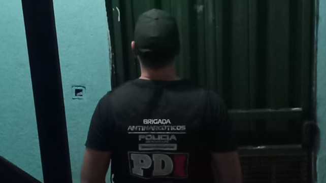 Uno de los domicilios allanados por efectivos de la PDI en una causa por microtráfico de cocaína.&nbsp;