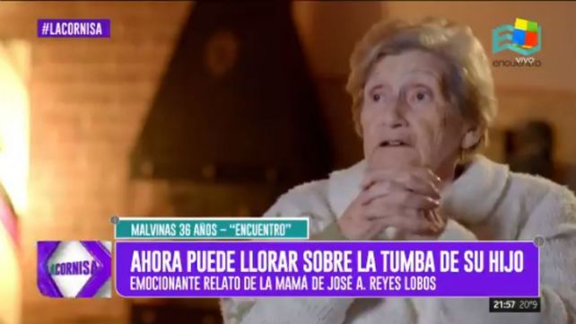 El emotivo relato de la madre que ahora puede llorar a su hijo muerto en Malvinas