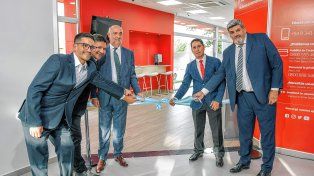 Banco Entre Ríos inauguró un nuevo edificio para su sucursal en la ciudad de Rosario del Tala.