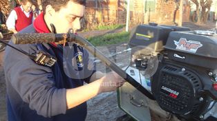 La inundación de Luján y un motor santafesino al rescate