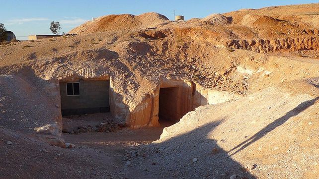Las sorprendentes imágenes de una ciudad subterránea en medio del desierto de Australia