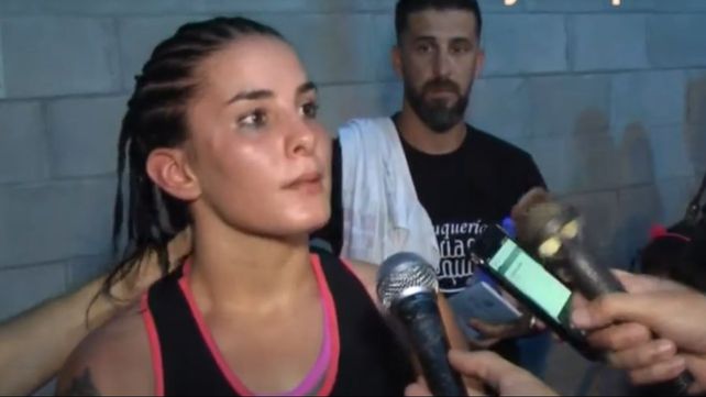 Eliana Cuello tuvo la posibilidad de boxear a nivel profesional.