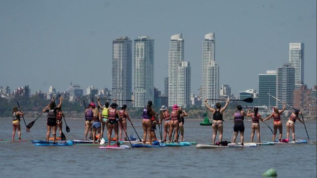 La travesía ya está instalada en Rosario.