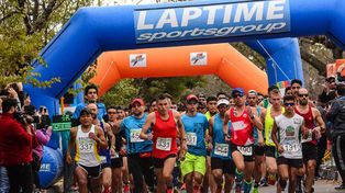 Dos santafesinos festejaron en el Maratón Ciudad de San Francisco