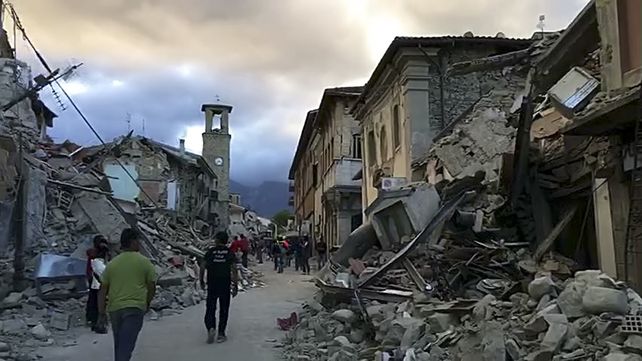 Las estremecedoras imágenes del sismo que sacudió a Italia