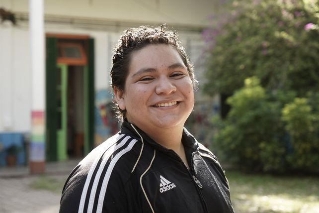 Yago Chandia conduce el centro de estudiantes de la Juana Elena Blanco.