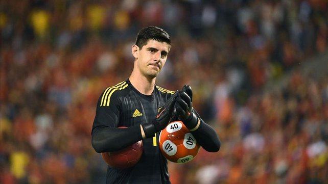 Courtois abandonó la selección de Bélgica por una lesión