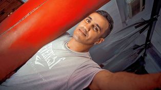 La selfie: Dimas Garateguy, un enamorado del boxeo