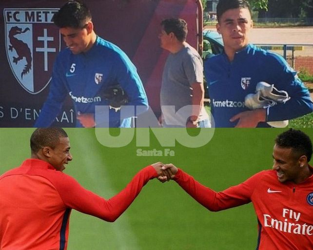 Neymar y Mbappé contra Poblete y Fernández