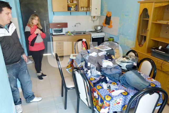 Arrestaron a un ladrón robando en una finca de barrio Santa Rita 2 de Santa Fe