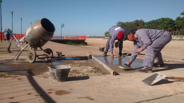 Ponen en condiciones la Costanera Oeste para la temporada de verano