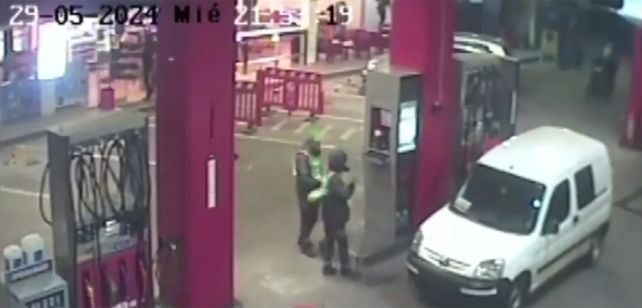 Un video registró la balacera contra la estación estación de servicio de la zona sur de Rosario.