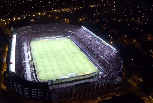 La cancha de Colón desde una perspectiva única