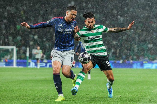 Champions League: Arsenal le ganó sobre el final al Sporting Lisboa