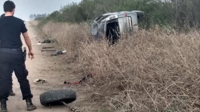 Cinco santafesinos heridos en un terrible vuelco en Ruta 39