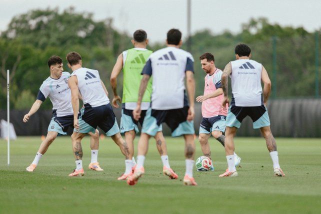 Argentina tuvo un nuevo entrenamiento.