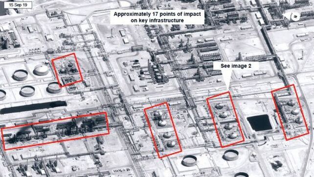 EEUU y Arabia Saudita acusan a Irán de los ataques con drones