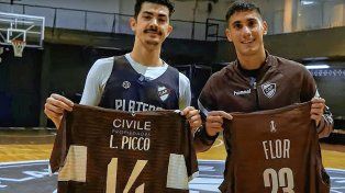 El exjugador de Colón, Leonel Picco, se animó a jugarle un desafío de básquet a la figura del equipo de Liga Nacional, Eric Flor.