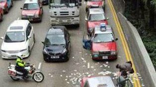 Inesperado regalo de Navidad provocó una lluvia de sonrisas en las calles de Hong Kong