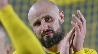 El DT del Cardiff y un defensor del Nantes, en el funeral de Sala