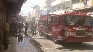 Se incendió un local comercial en la peatonal santafesina