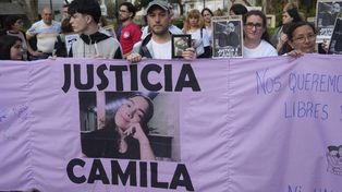 Emotivo reclamo de justicia por Camila, la rosarina víctima de femicidio en San Juan