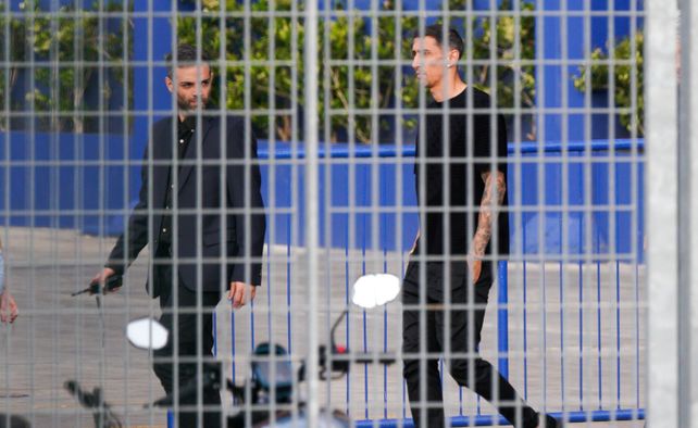 Ángel Di María fue uno más en ese plantel de Central que fue hasta la Bombonera para darle el último adiós a Miguel Ángel Russo.
