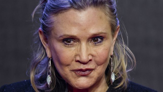 La actriz Carrie Fisher