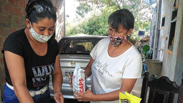 Sandra Oviedo es una de las referentes del movimiento Mujeres Campesinas en Feliciano.