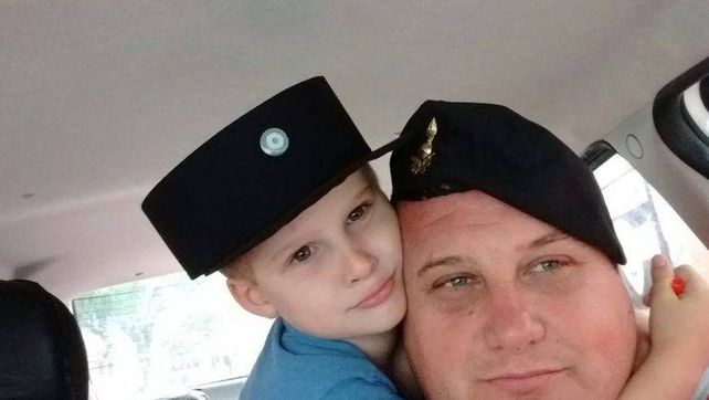 Lorenzo Regonat junto con su papá.&nbsp;
