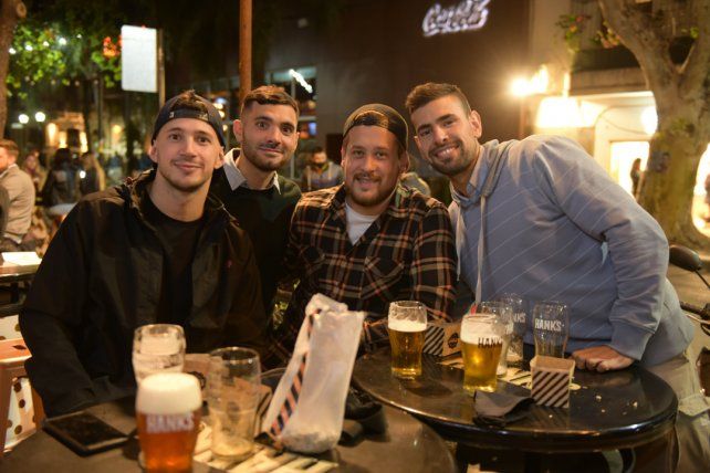 Julian Bonet, Franco Cancelleri, Javier Cerruti y Ignacio Cechini