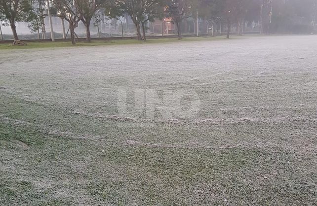 Heladas en el gran Santa Fe.