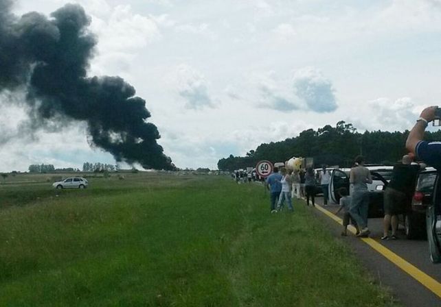 Un muerto en una colisión entre camiones, en la autovía Artigas