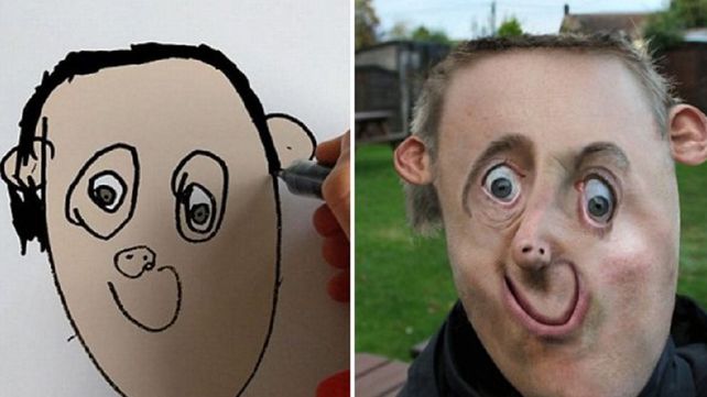 Un papá le dio vida a los dibujos de su hijo y el resultado fue sorprendente