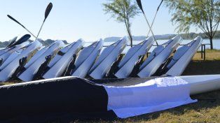 El club Estudiantes vuelve al río Paraná con el canotaje