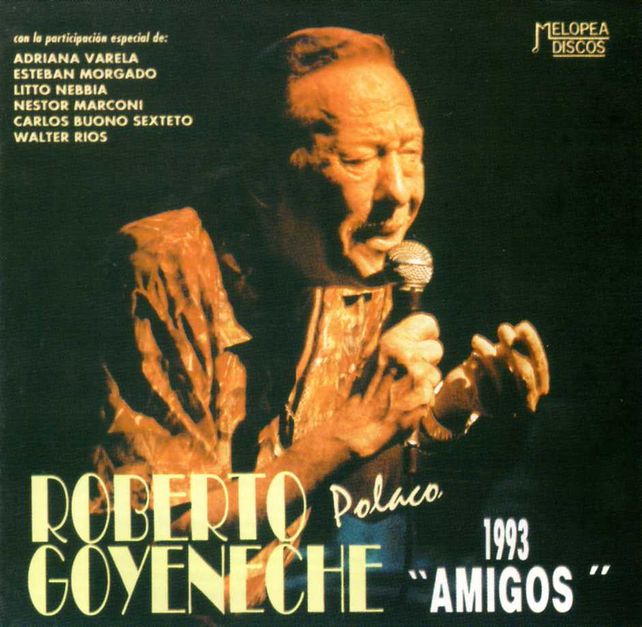 Uno de los discos de Roberto Goyeneche editados por Melopea.