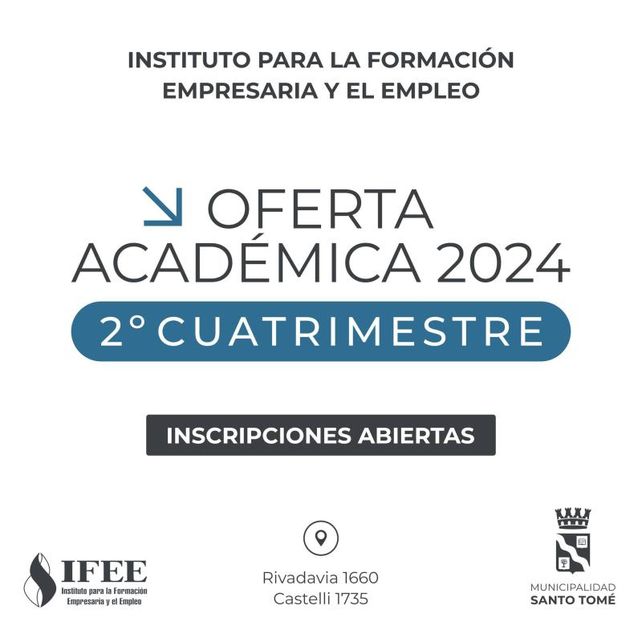 El IFEE informa las propuestas educativas para el segundo cuatrimestre El IFEE informa las propuestas educativas para el segundo cuatrimestre